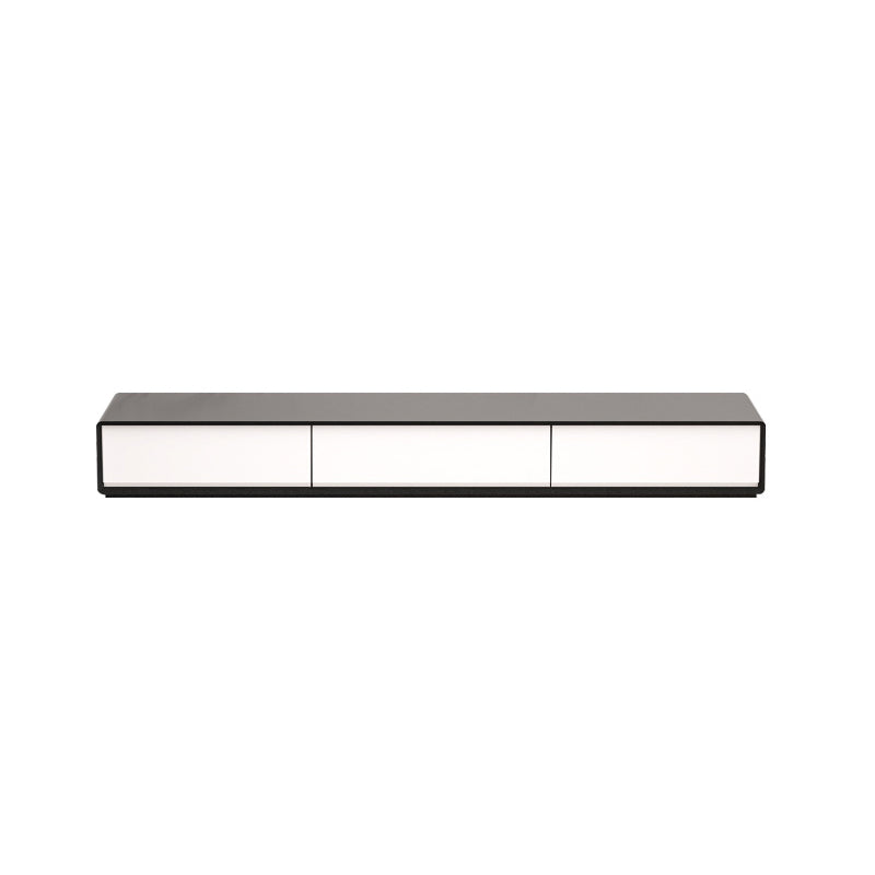 Contemporary Faux Wood TV Stand Console Enclosed Storage TV Media Stand for Living Room 71"L x 16"W x 10"H Clearhalo 'furn' 'furn_tv_stands_entertainment_centers' 'Furniture' 'Living Room Furniture' 'TV Stands & Entertainment Centers' 'TV Stands & Media Storage Furniture' 'tv_stands_entertainment_centers' 6240470