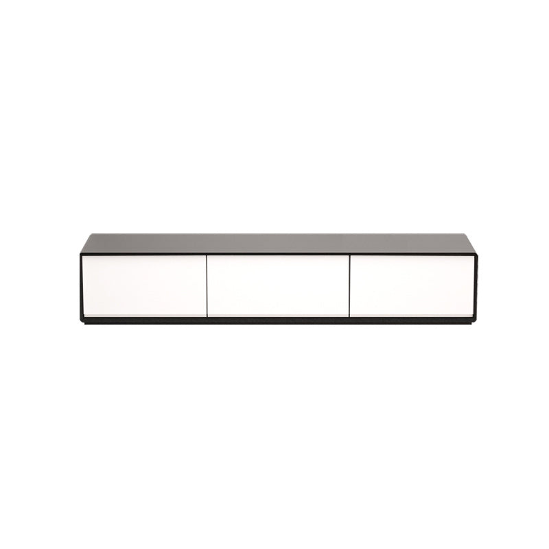 Contemporary Faux Wood TV Stand Console Enclosed Storage TV Media Stand for Living Room 63"L x 16"W x 14"H Clearhalo 'furn' 'furn_tv_stands_entertainment_centers' 'Furniture' 'Living Room Furniture' 'TV Stands & Entertainment Centers' 'TV Stands & Media Storage Furniture' 'tv_stands_entertainment_centers' 6240476