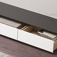 Contemporary Faux Wood TV Stand Console Enclosed Storage TV Media Stand for Living Room Clearhalo 'furn' 'furn_tv_stands_entertainment_centers' 'Furniture' 'Living Room Furniture' 'TV Stands & Entertainment Centers' 'TV Stands & Media Storage Furniture' 'tv_stands_entertainment_centers' 6240483