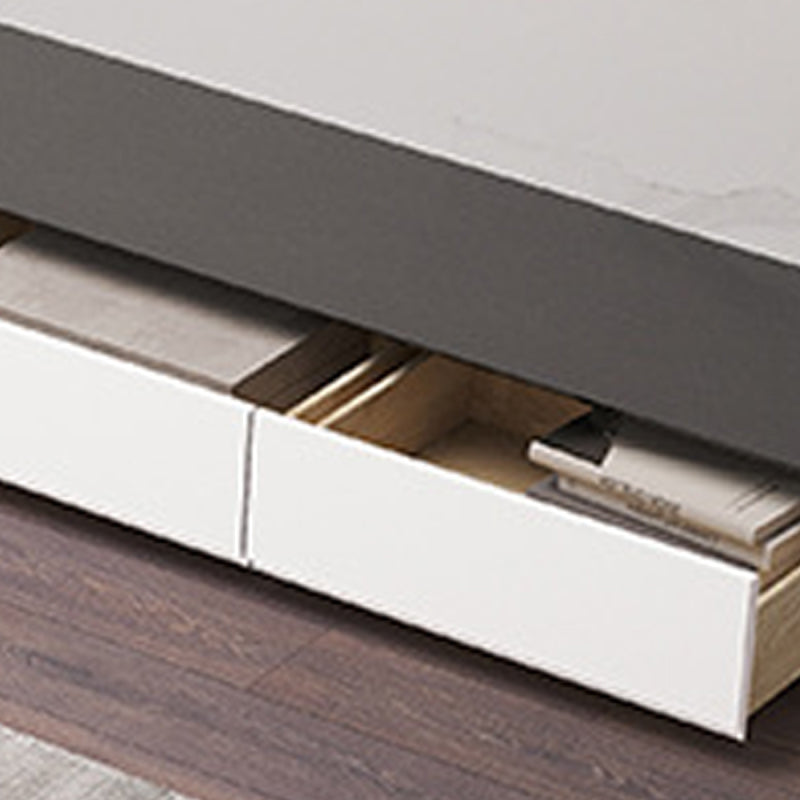 Contemporary Faux Wood TV Stand Console Enclosed Storage TV Media Stand for Living Room Clearhalo 'furn' 'furn_tv_stands_entertainment_centers' 'Furniture' 'Living Room Furniture' 'TV Stands & Entertainment Centers' 'TV Stands & Media Storage Furniture' 'tv_stands_entertainment_centers' 6240483