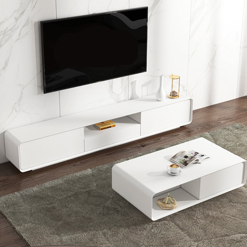Contemporary 14-inch TV Console Modern TV Stand with Drawers Clearhalo 'furn' 'furn_tv_stands_entertainment_centers' 'Furniture' 'Living Room Furniture' 'TV Stands & Entertainment Centers' 'TV Stands & Media Storage Furniture' 'tv_stands_entertainment_centers' 6240552