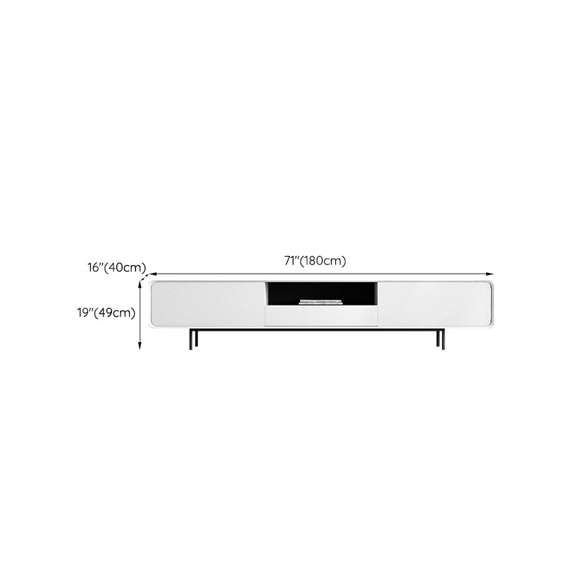 Contemporary 14-inch TV Console Modern TV Stand with Drawers Clearhalo 'furn' 'furn_tv_stands_entertainment_centers' 'Furniture' 'Living Room Furniture' 'TV Stands & Entertainment Centers' 'TV Stands & Media Storage Furniture' 'tv_stands_entertainment_centers' 6240559