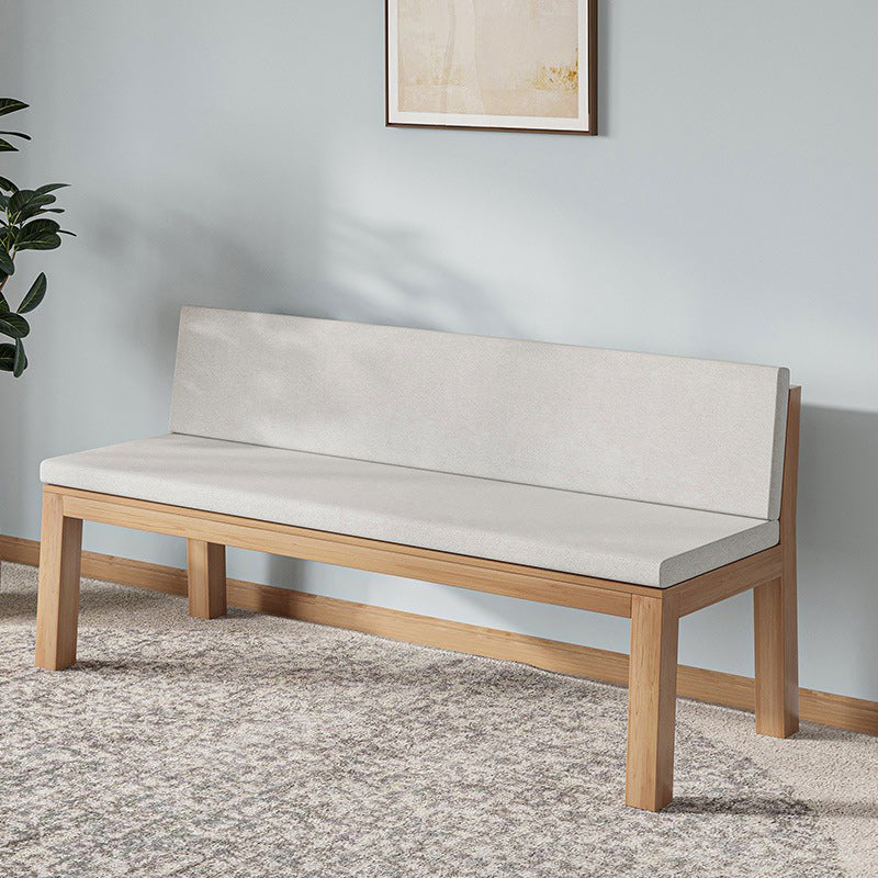 Testino in tessuto di divano moderno a braccia moderno con accenti in legno