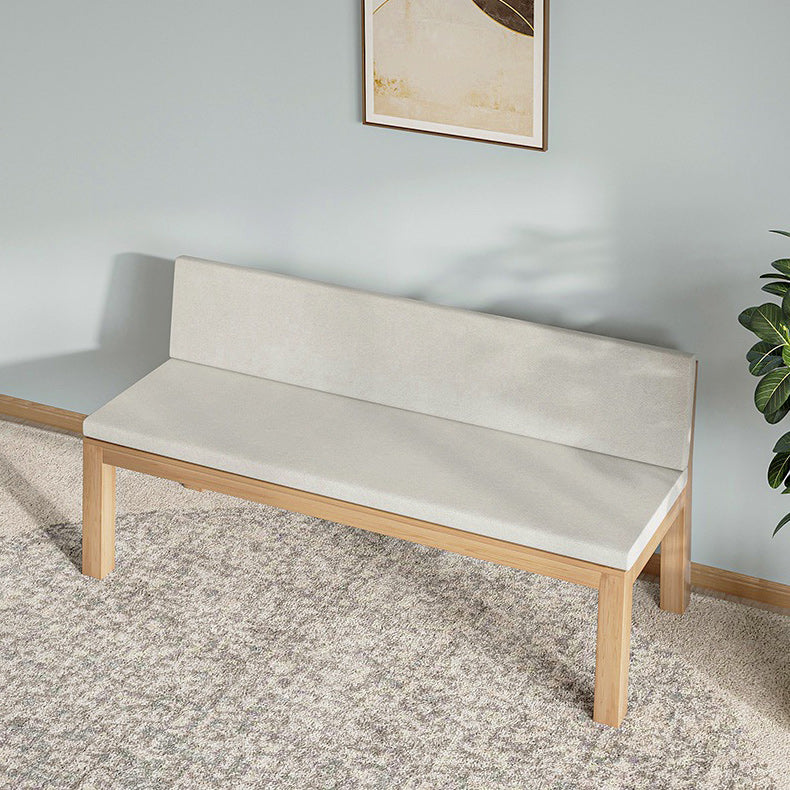 Testino in tessuto di divano moderno a braccia moderno con accenti in legno