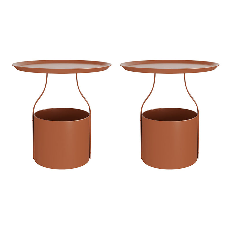 20 "W x 21" H Night-tand moderne Iron Accent Table table de nuit avec 1 étagère