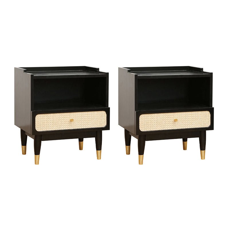 Solid Wood Accent Table Nightstand Contemporary Bedside Cabinet for Bedroom https: res.litfad.com site img item 2022 10 13 6241374 1200x1200.jpg 2 Piece Set Clearhalo 'Bedroom Furniture' 'furn' 'furn_night_stand' 'Furniture' 'night_stand' 'Nightstands' 6241375