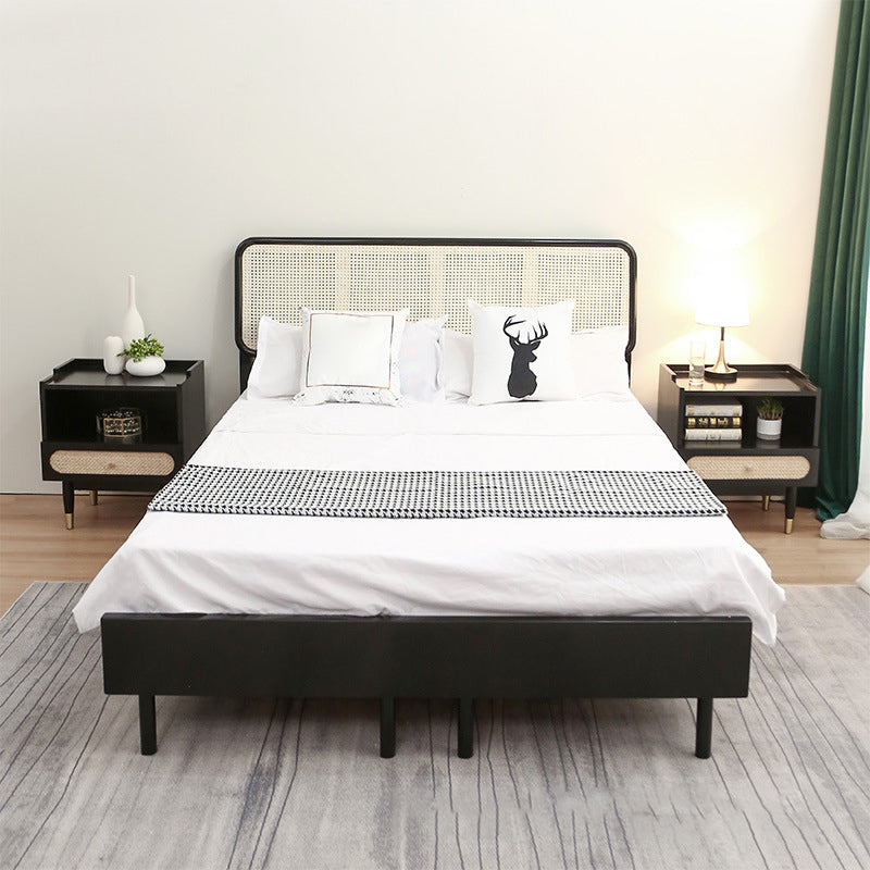 Solid Wood Accent Table Nightstand Contemporary Bedside Cabinet for Bedroom Clearhalo 'Bedroom Furniture' 'furn' 'furn_night_stand' 'Furniture' 'night_stand' 'Nightstands' 6241389