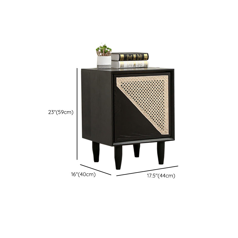 Solid Wood Accent Table Nightstand Contemporary Bedside Cabinet for Bedroom Clearhalo 'Bedroom Furniture' 'furn' 'furn_night_stand' 'Furniture' 'night_stand' 'Nightstands' 6241392