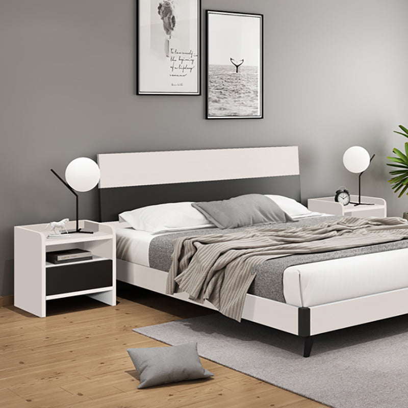 1 Drawer Wooden Night Table Contemporary Nightstand with 1 Shelf ,19.7 Tall Clearhalo 'Bedroom Furniture' 'furn' 'furn_night_stand' 'Furniture' 'night_stand' 'Nightstands' 6241425