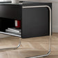 1 Drawer Glass Top Night Table Modern Mirrored Nightstand with Legs .19.7" Tall Clearhalo 'Bedroom Furniture' 'furn' 'furn_night_stand' 'Furniture' 'night_stand' 'Nightstands' 6241564