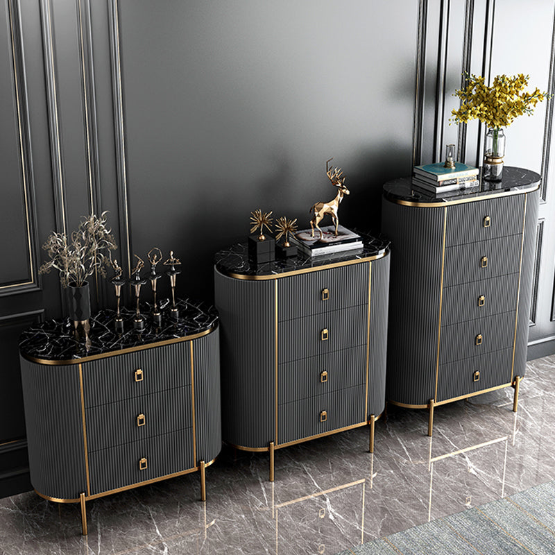 Glam Chest Bedroom Stone Vertical Storage Chest with 3 Drawers Clearhalo 'Bedroom Furniture' 'Dressers & Chests' 'dressers_chests' 'furn' 'furn_dressers_chests' 'Furniture' 6241643