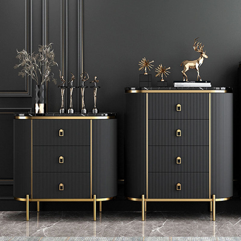 Glam Chest Bedroom Stone Vertical Storage Chest with 3 Drawers Clearhalo 'Bedroom Furniture' 'Dressers & Chests' 'dressers_chests' 'furn' 'furn_dressers_chests' 'Furniture' 6241649