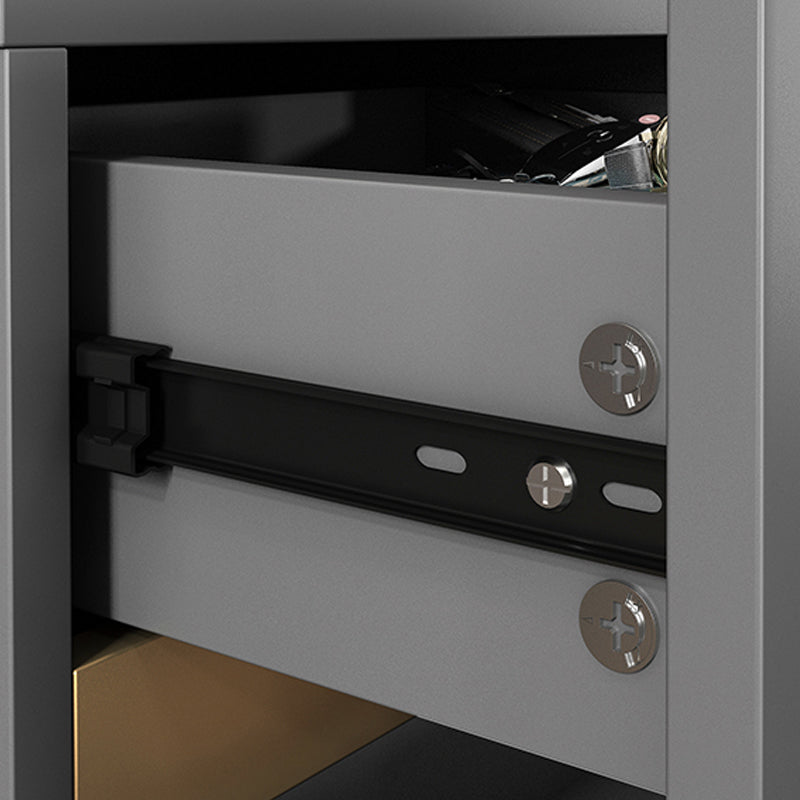 Cassettiera portaoggetti Glam realizzata in legno con 3/4/5 cassetti