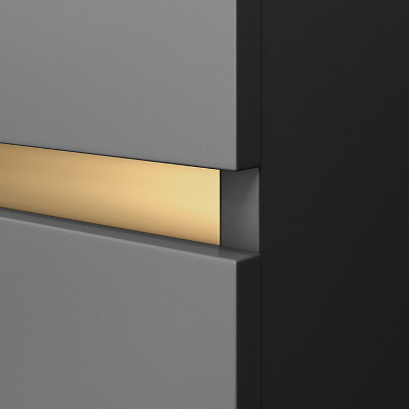 Cassettiera portaoggetti Glam realizzata in legno con 3/4/5 cassetti