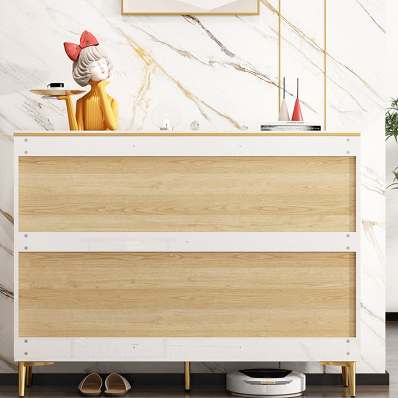 Glam Chest Bedroom Stone 16" Wide Storage Chest in White with Drawers Clearhalo 'Bedroom Furniture' 'Dressers & Chests' 'dressers_chests' 'furn' 'furn_dressers_chests' 'Furniture' 6241716