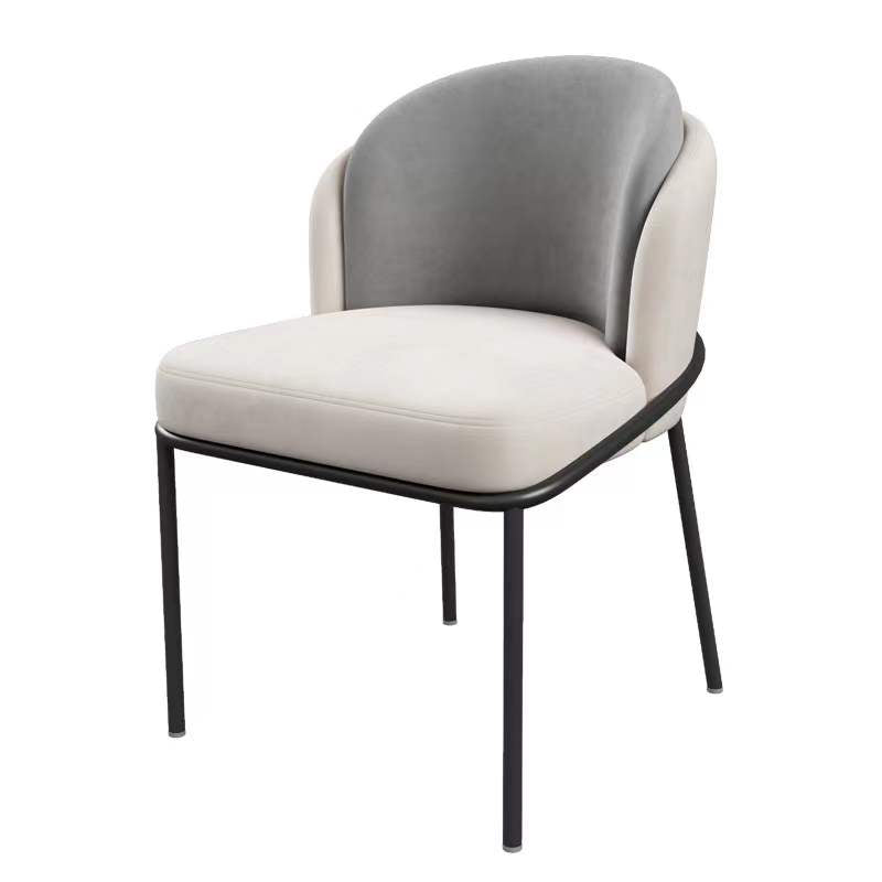 White Stone Dinette Set with Metal Base 1/3/4/5 Pieces Modern Round Table Set 1 Grey Chair Clearhalo 'Dining Room Sets' 'Dining Tables & Seating' 'dining_room_set' 'furn' 'furn_dining_room_set' 'Furniture' 'Kitchen & Dining Furniture' 6241845