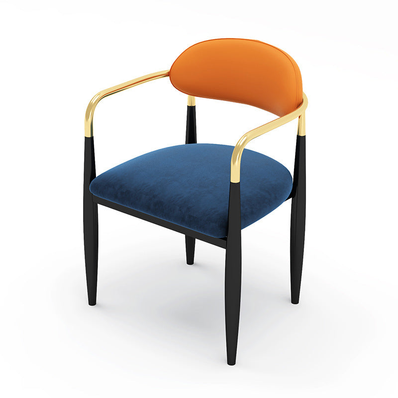 Ensemble de coin repas avec plateau en pierre noire et base en métal, ensemble de table à manger ronde moderne, 1/5 pièces