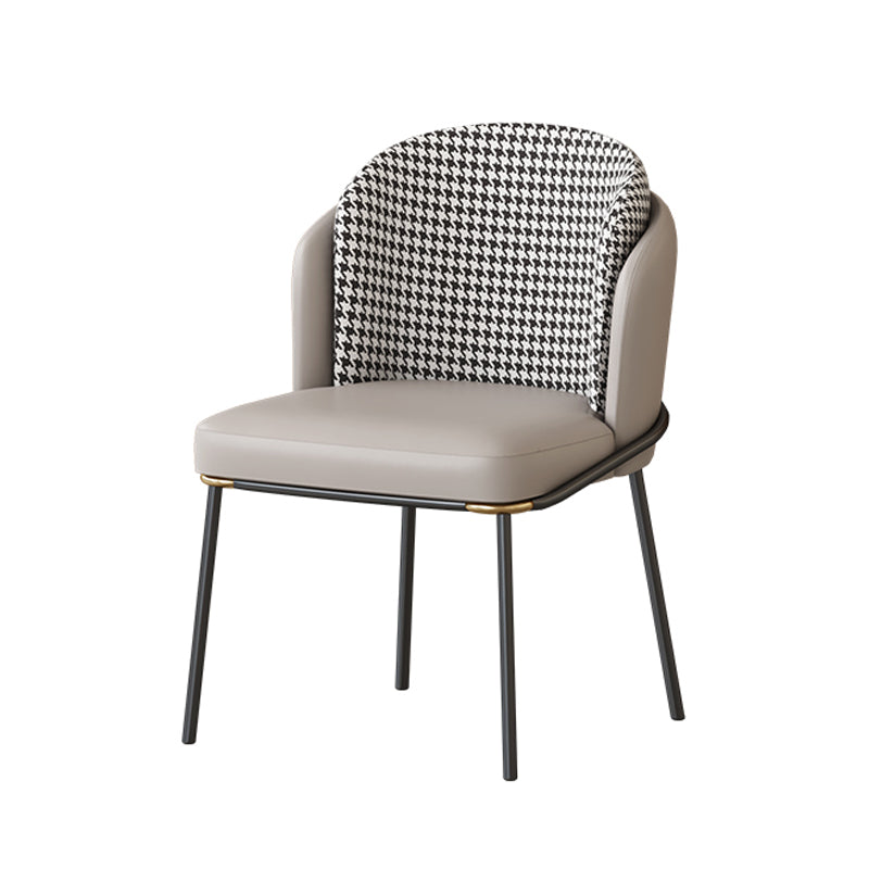 Runde Esstisch Set mit Metallbasis 1/5 Stücke moderne Esseet -Set für Küche