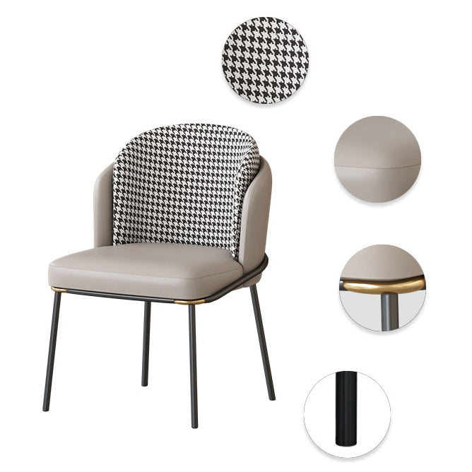 Runde Esstisch Set mit Metallbasis 1/5 Stücke moderne Esseet -Set für Küche