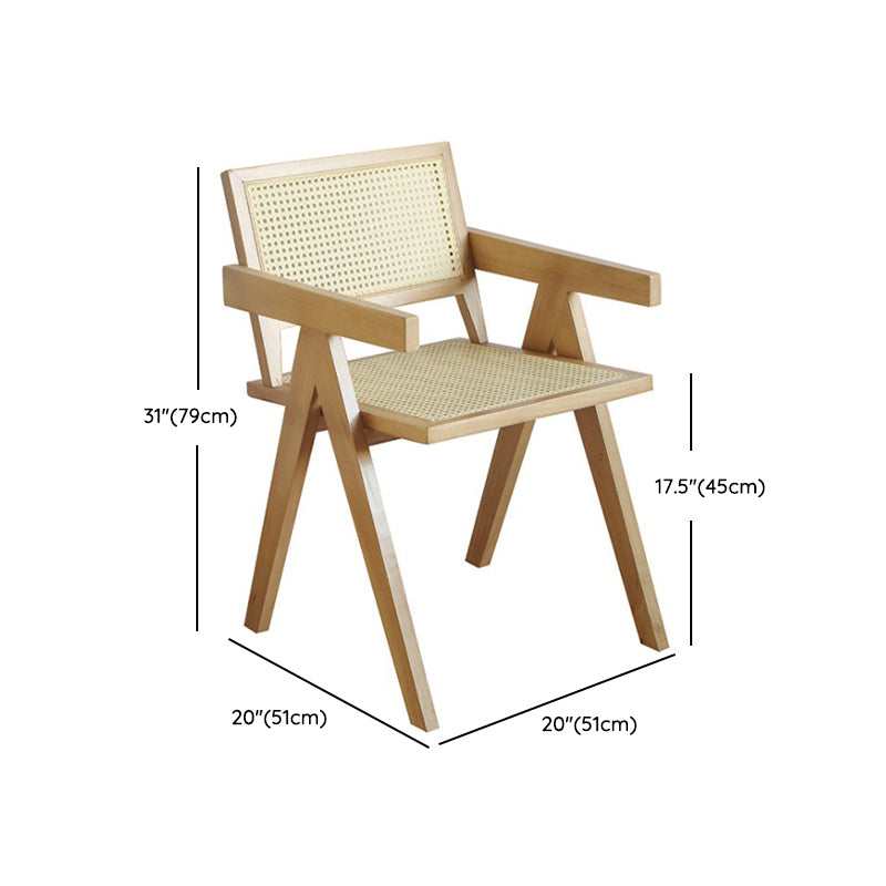Holz Top Esstisch Set mit Acrylbasi