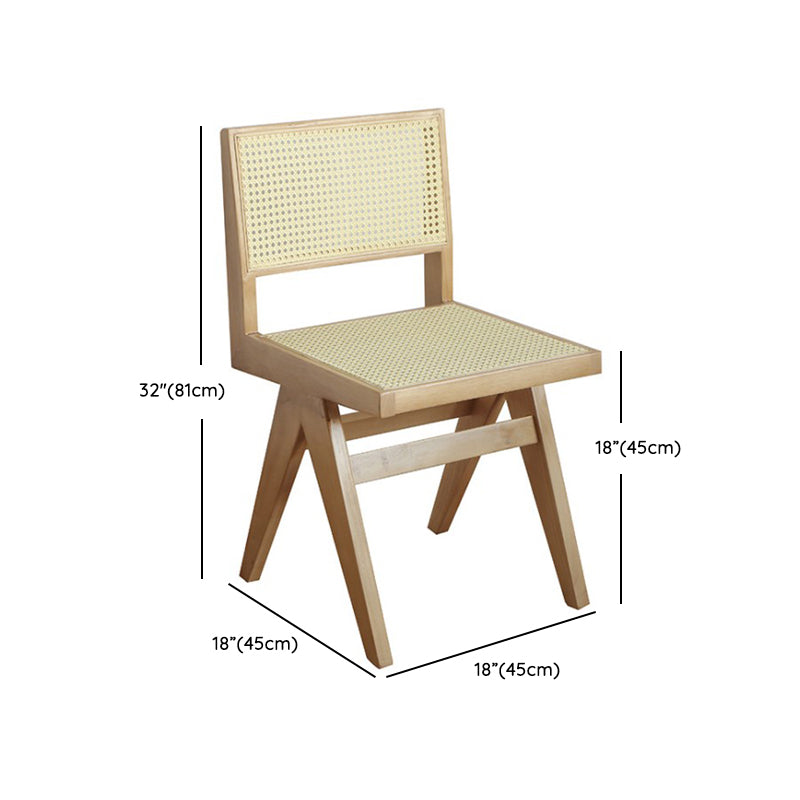 Holz Top Esstisch Set mit Acrylbasi