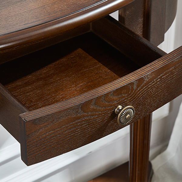 Mid-Century Modern Console Table Antique Finish Console Sofa Table Clearhalo 'Console Tables' 'console_tables' 'Entry & Mudroom Furniture' 'furn' 'furn_console_tables' 'Furniture' 6242094