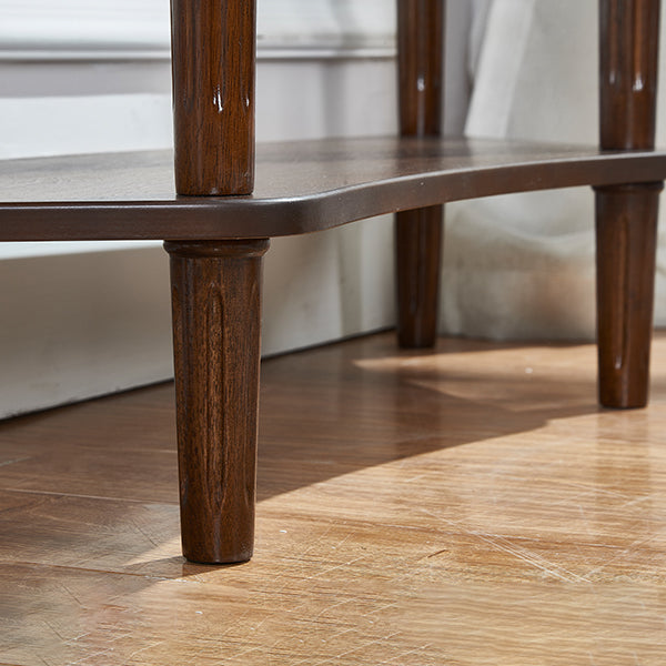 Mid-Century Modern Console Table Antique Finish Console Sofa Table Clearhalo 'Console Tables' 'console_tables' 'Entry & Mudroom Furniture' 'furn' 'furn_console_tables' 'Furniture' 6242101