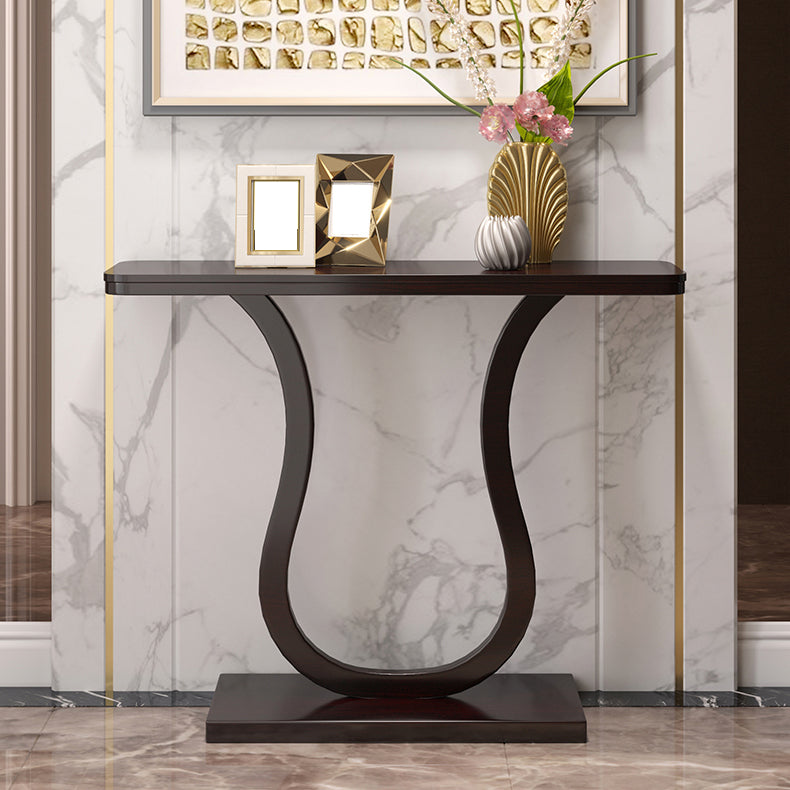 33,46 "Console alta Tabella 1 tavolo accento in legno massiccio per sala