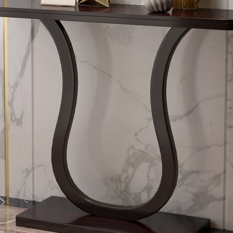 33,46 "Console alta Tabella 1 tavolo accento in legno massiccio per sala