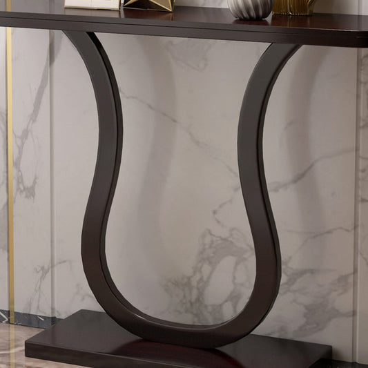 33,46 "Console alta Tabella 1 tavolo accento in legno massiccio per sala