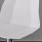 Industrial Backrest Armless Counter Stool Adjustable Iron Stool with Plastic Cushion