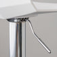 Industrial Backrest Armless Counter Stool Adjustable Iron Stool with Plastic Cushion