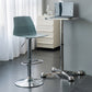 Industrial Backrest Armless Counter Stool Adjustable Iron Stool with Plastic Cushion