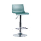 Industrial Backrest Armless Counter Stool Adjustable Iron Stool with Plastic Cushion
