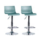 Industrial Backrest Armless Counter Stool Adjustable Iron Stool with Plastic Cushion