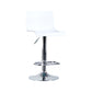 Industrial Backrest Armless Counter Stool Adjustable Iron Stool with Plastic Cushion
