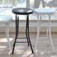 Modern Counter Chair Foldable Bistro Round Shape Cushion Chair with Metal 4 Legs Clearhalo 'Bar Furniture' 'Bar Stools' 'bar_stools' 'furn' 'furn_bar_stools' 'Furniture' 'Kitchen & Dining Furniture' 6244351