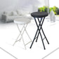 Modern Counter Chair Foldable Bistro Round Shape Cushion Chair with Metal 4 Legs Clearhalo 'Bar Furniture' 'Bar Stools' 'bar_stools' 'furn' 'furn_bar_stools' 'Furniture' 'Kitchen & Dining Furniture' 6244353