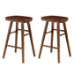 Contemporary Solid Wood Bar Stool Backless Bar Stool for Home Use