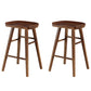 Contemporary Solid Wood Bar Stool Backless Bar Stool for Home Use