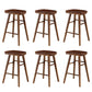 Contemporary Solid Wood Bar Stool Backless Bar Stool for Home Use