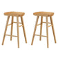 Contemporary Solid Wood Bar Stool Backless Bar Stool for Home Use