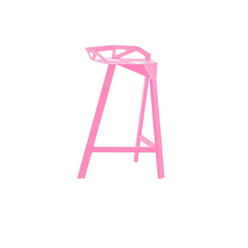 Industrial Low Back Counter Stools Metal Counter Height Stools for Home Use Clearhalo 'Bar Furniture' 'Bar Stools' 'bar_stools' 'furn' 'furn_bar_stools' 'Furniture' 'Kitchen & Dining Furniture' 6244502