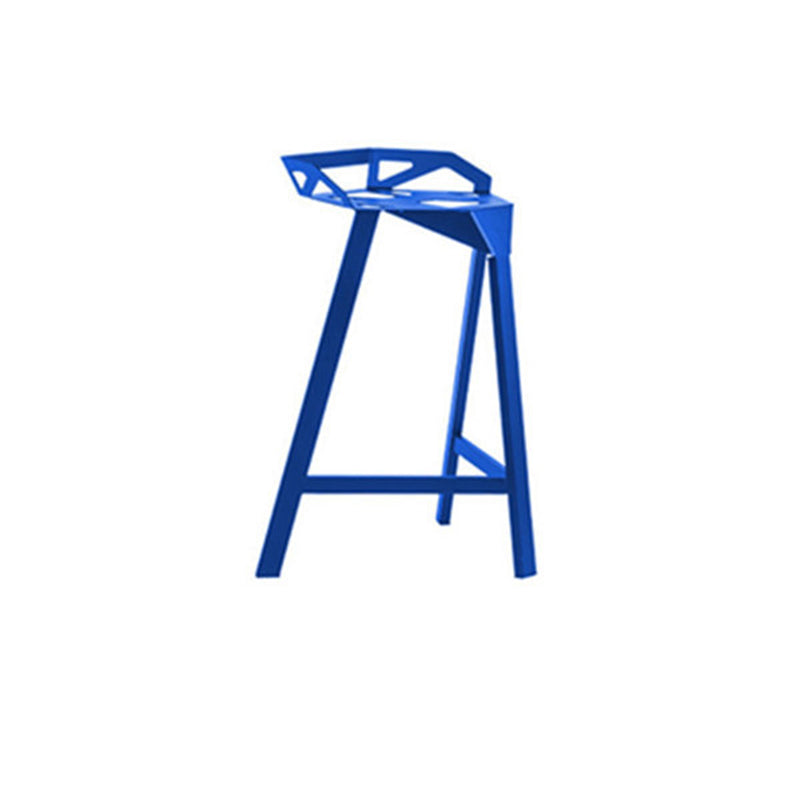 Industrial Low Back Counter Stools Metal Counter Height Stools for Home Use Clearhalo 'Bar Furniture' 'Bar Stools' 'bar_stools' 'furn' 'furn_bar_stools' 'Furniture' 'Kitchen & Dining Furniture' 6244505
