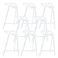Industrial Low Back Counter Stools Metal Counter Height Stools for Home Use White 8 Piece Set Bar Stool(30"H) Clearhalo 'Bar Furniture' 'Bar Stools' 'bar_stools' 'furn' 'furn_bar_stools' 'Furniture' 'Kitchen & Dining Furniture' 6244515