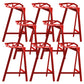 Industrial Low Back Counter Stools Metal Counter Height Stools for Home Use Red 8 Piece Set Bar Stool(30"H) Clearhalo 'Bar Furniture' 'Bar Stools' 'bar_stools' 'furn' 'furn_bar_stools' 'Furniture' 'Kitchen & Dining Furniture' 6244523