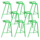 Industrial Low Back Counter Stools Metal Counter Height Stools for Home Use Green 8 Piece Set Counter Stool(26"H) Clearhalo 'Bar Furniture' 'Bar Stools' 'bar_stools' 'furn' 'furn_bar_stools' 'Furniture' 'Kitchen & Dining Furniture' 6244551