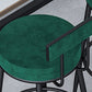Contemporary Style Upholstered Counter Stool Bar-height Bar Stool with Metal Legs Clearhalo 'Bar Furniture' 'Bar Stools' 'bar_stools' 'furn' 'furn_bar_stools' 'Furniture' 'Kitchen & Dining Furniture' 6244683