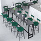 Contemporary Style Upholstered Counter Stool Bar-height Bar Stool with Metal Legs Clearhalo 'Bar Furniture' 'Bar Stools' 'bar_stools' 'furn' 'furn_bar_stools' 'Furniture' 'Kitchen & Dining Furniture' 6244692
