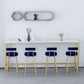 Contemporary Style Upholstered Counter Stool Bar-height Bar Stool with Metal Legs Clearhalo 'Bar Furniture' 'Bar Stools' 'bar_stools' 'furn' 'furn_bar_stools' 'Furniture' 'Kitchen & Dining Furniture' 6244699